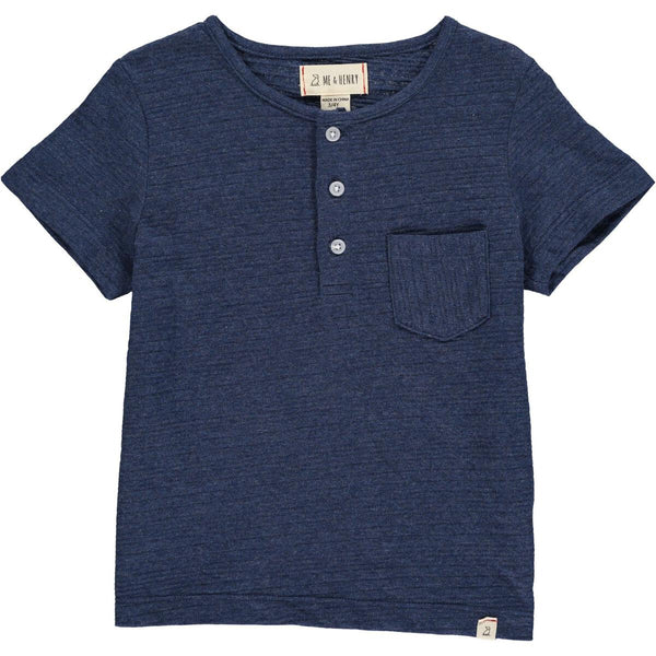 Dodger Henley (Navy Ribbed)
