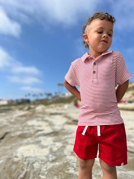 Hugo Twill Shorts (Red)