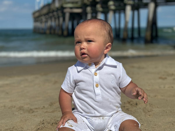 Drift Romper (White)