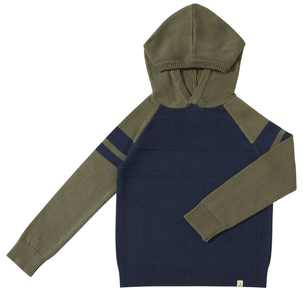 Pedro Striped Hooded Sweater