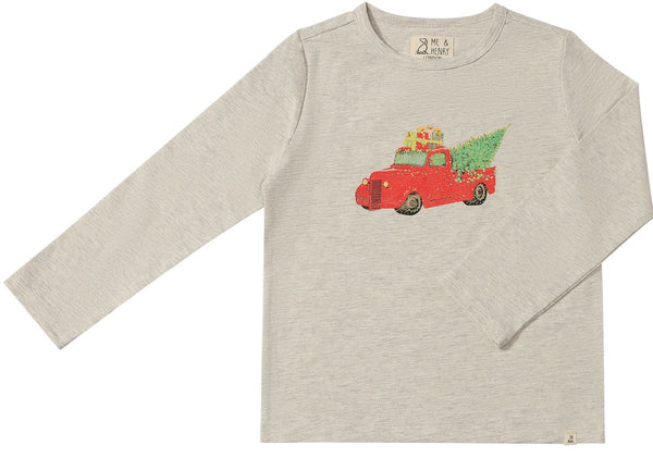 Printed Tee | Vintage Red Truck