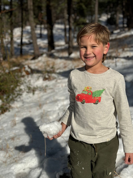 Printed Tee | Vintage Red Truck