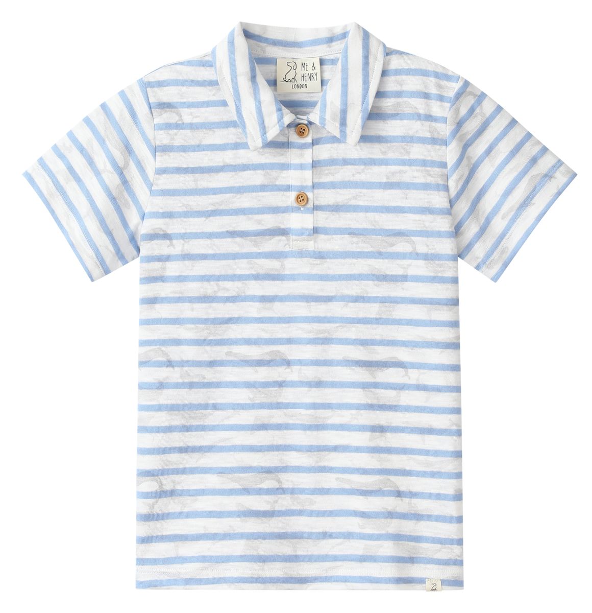 Starboard Printed Polo (Whales)