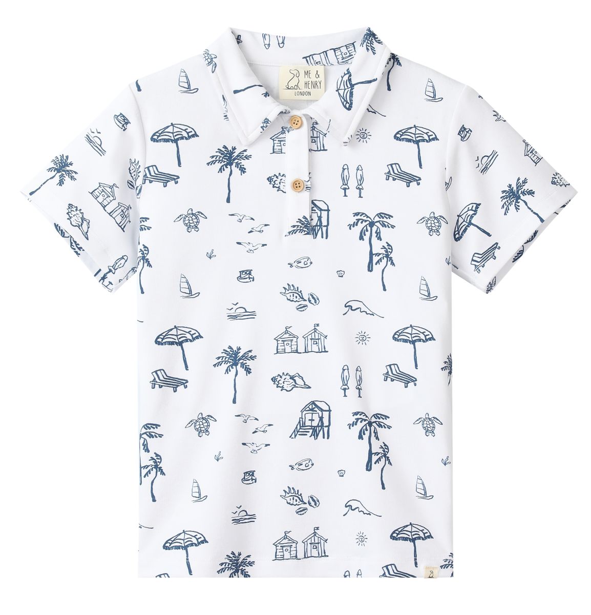 Starboard Printed Polo (Beach)
