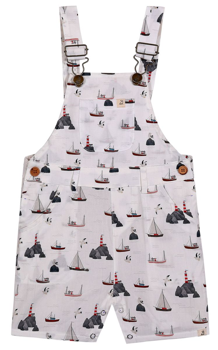 Galleon Woven Overalls (Coastal)
