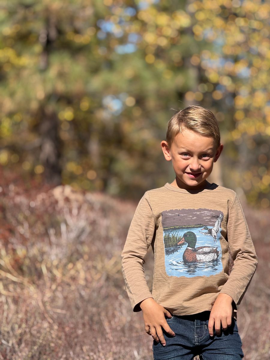 Cherokee Printed Duck Tee