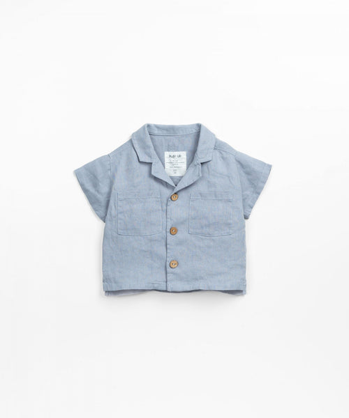 Linen SHirt - Pale Blue