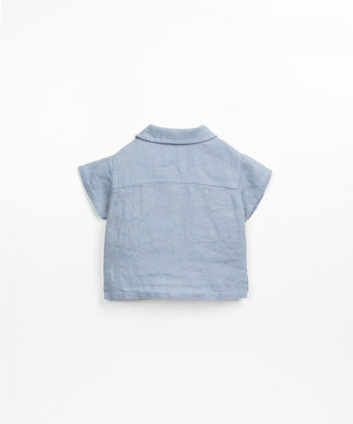 Linen SHirt - Pale Blue