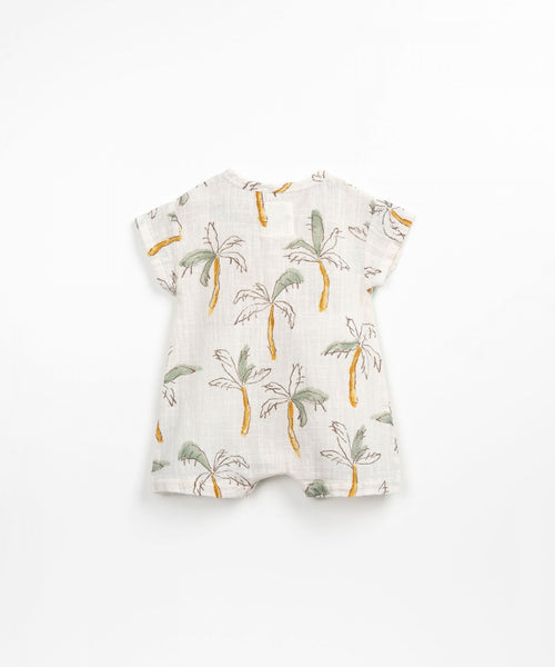 Green Palm Tree Romper