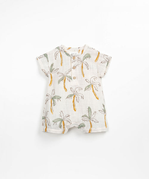 Green Palm Tree Romper