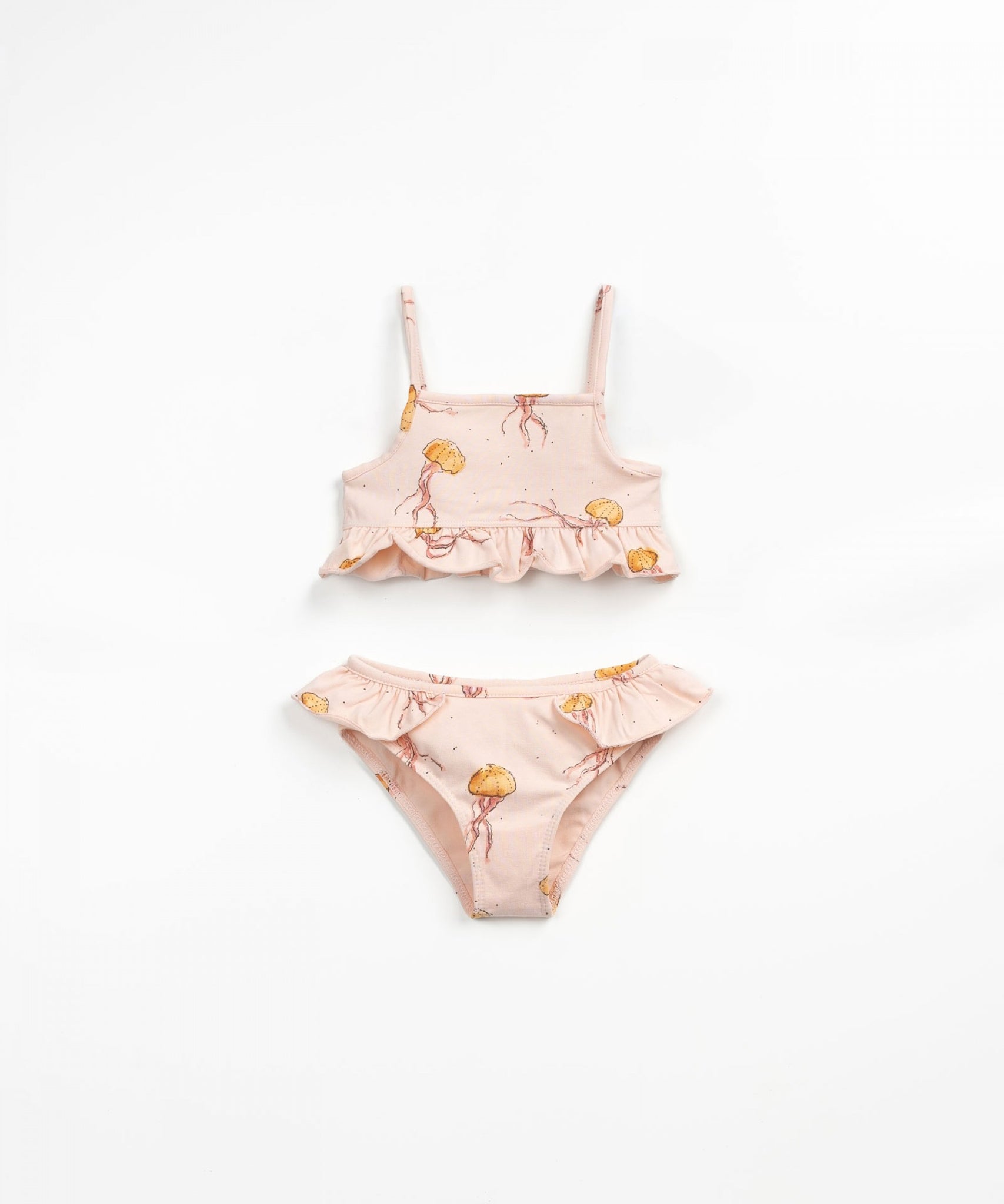 Organic Cotton Frill Bikini - Pink Jellyfish