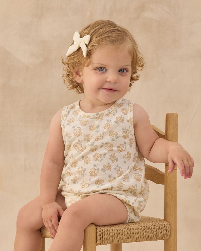 Bubble Onesie | Yellow Ditsy