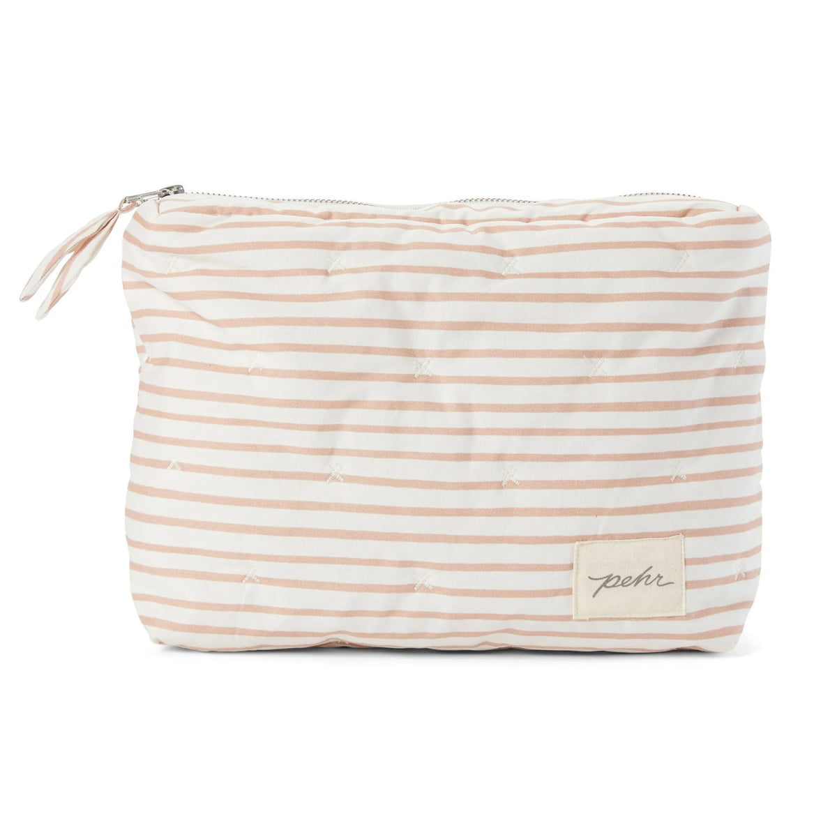 Medium On the Go Pouch - Stripes Away Rose Pink
