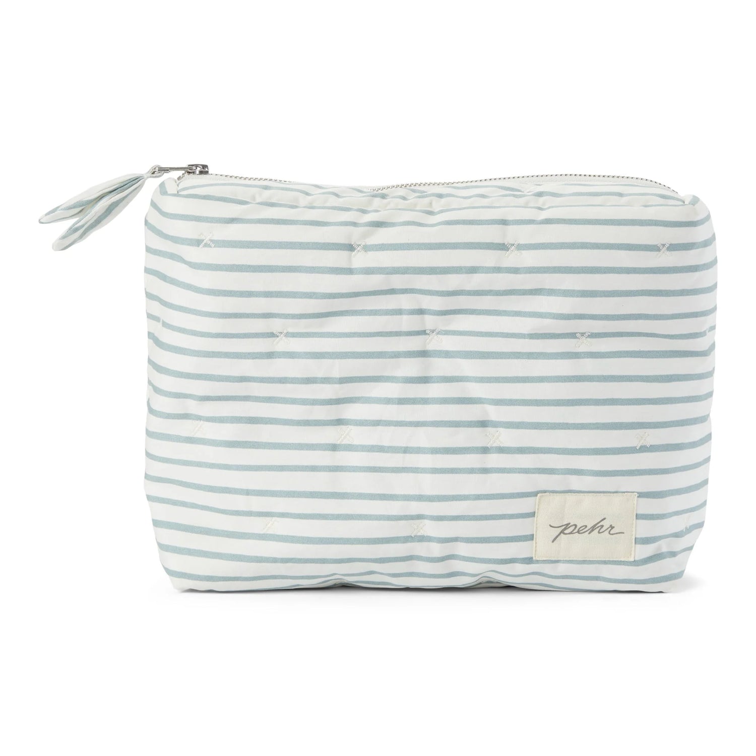 Medium On the Go Pouch - Stripes Away Deep Sea