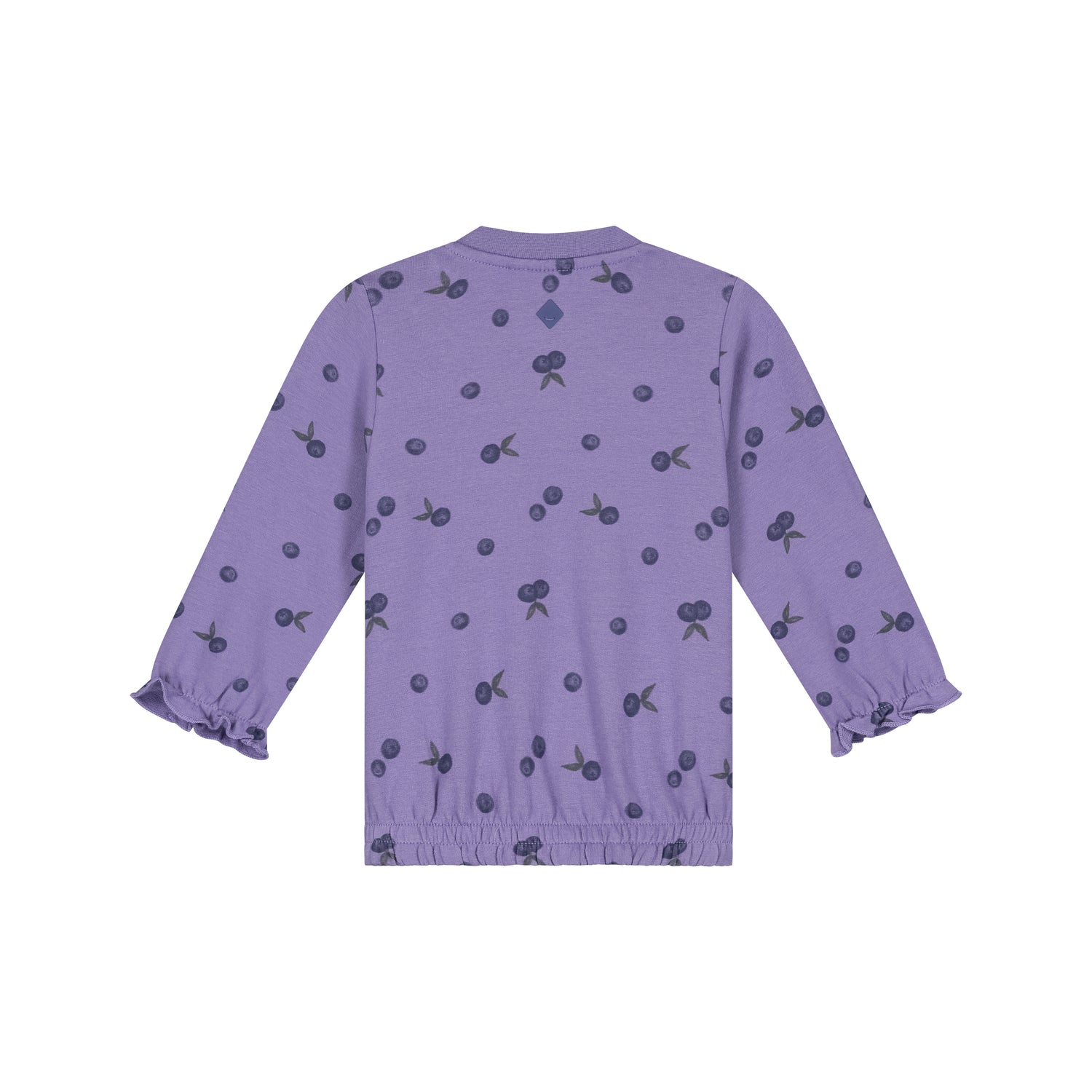 Baby Girls Sweatshirt - Faded Plum Blueberry