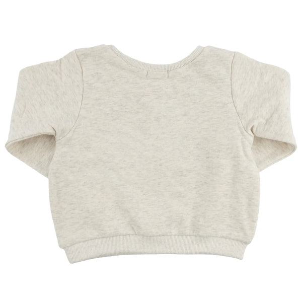 Touchdown Brooklyn Boxy Sweatshirt - Oatmeal Heather