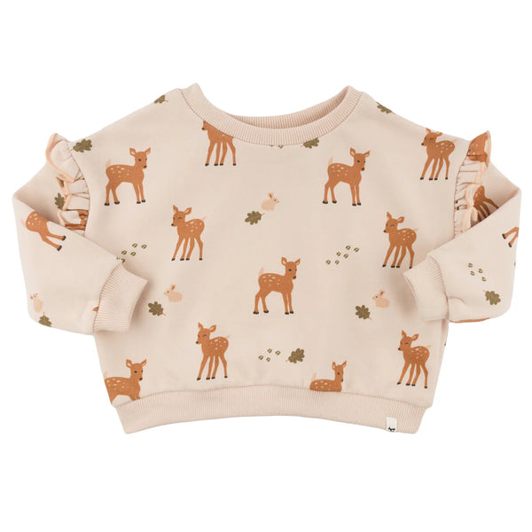 Millie Sweatshirt - Deer Print