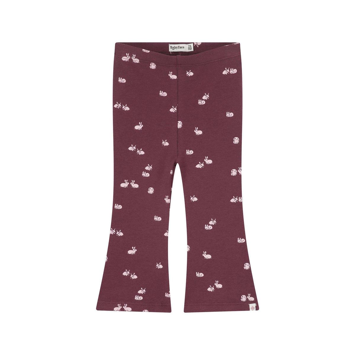 Baby Girls Flared Pants - Bordeaux