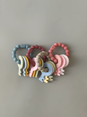 Key Ring Rattle Teether