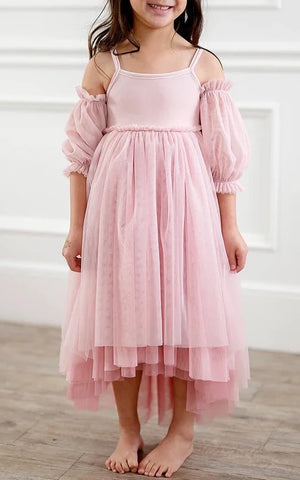 Everly Dress in Pink Rose Ombre