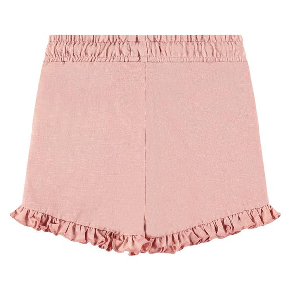 Baby Girls Ruffle Track Short - Pink