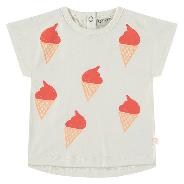 Baby Girls T-Shirt - Ice Cream Cones