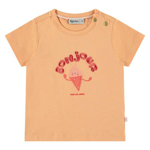 Baby Girls T-Shirt - Bonjour