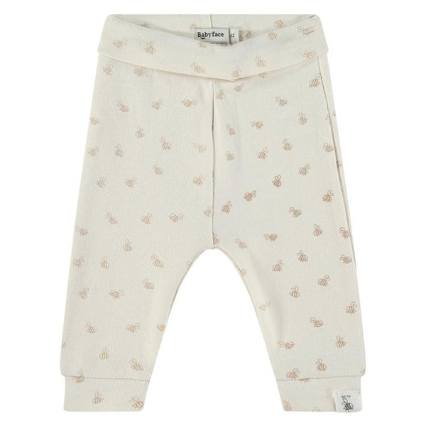 Layette Play Pant - Ivory Bees