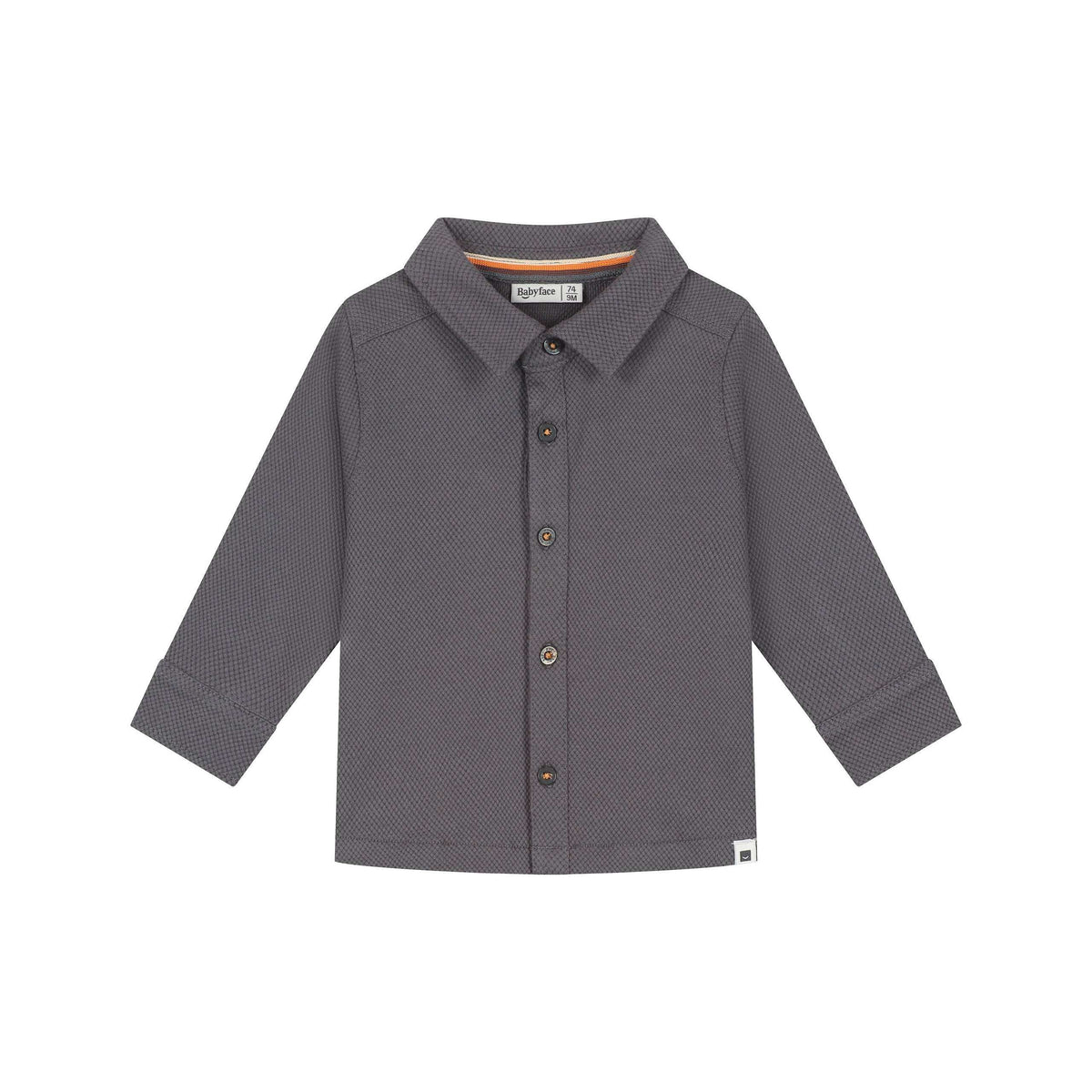 Baby Boys Longsleeve Shirt - Steel