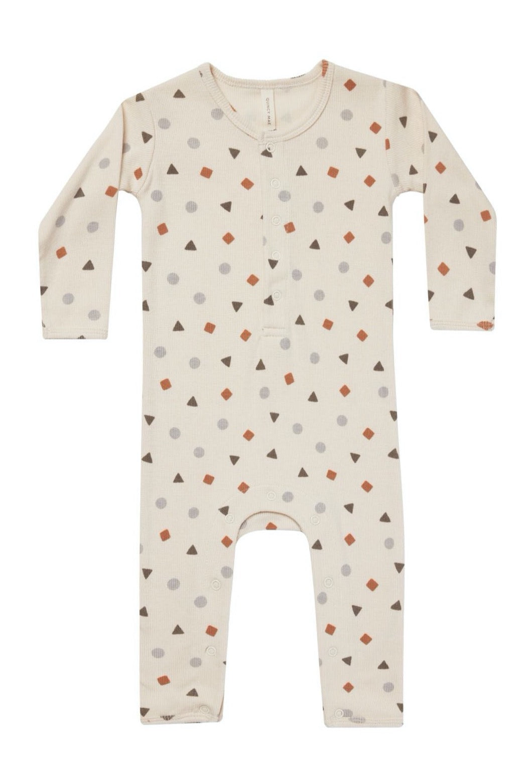 Ribbed Baby Jumpsuit - Geo