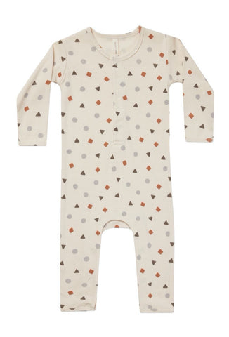 Ribbed Baby Jumpsuit - Geo