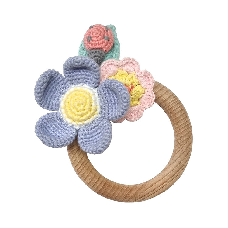 Bloom Crochet Teething Ring *LAST ONE*