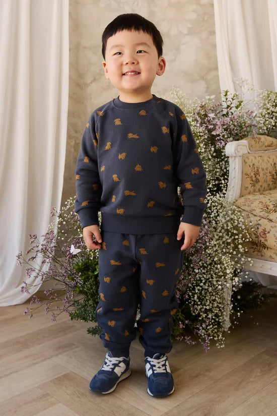 Organic Cotton Sweatshirt Set - Playful Milo Captain