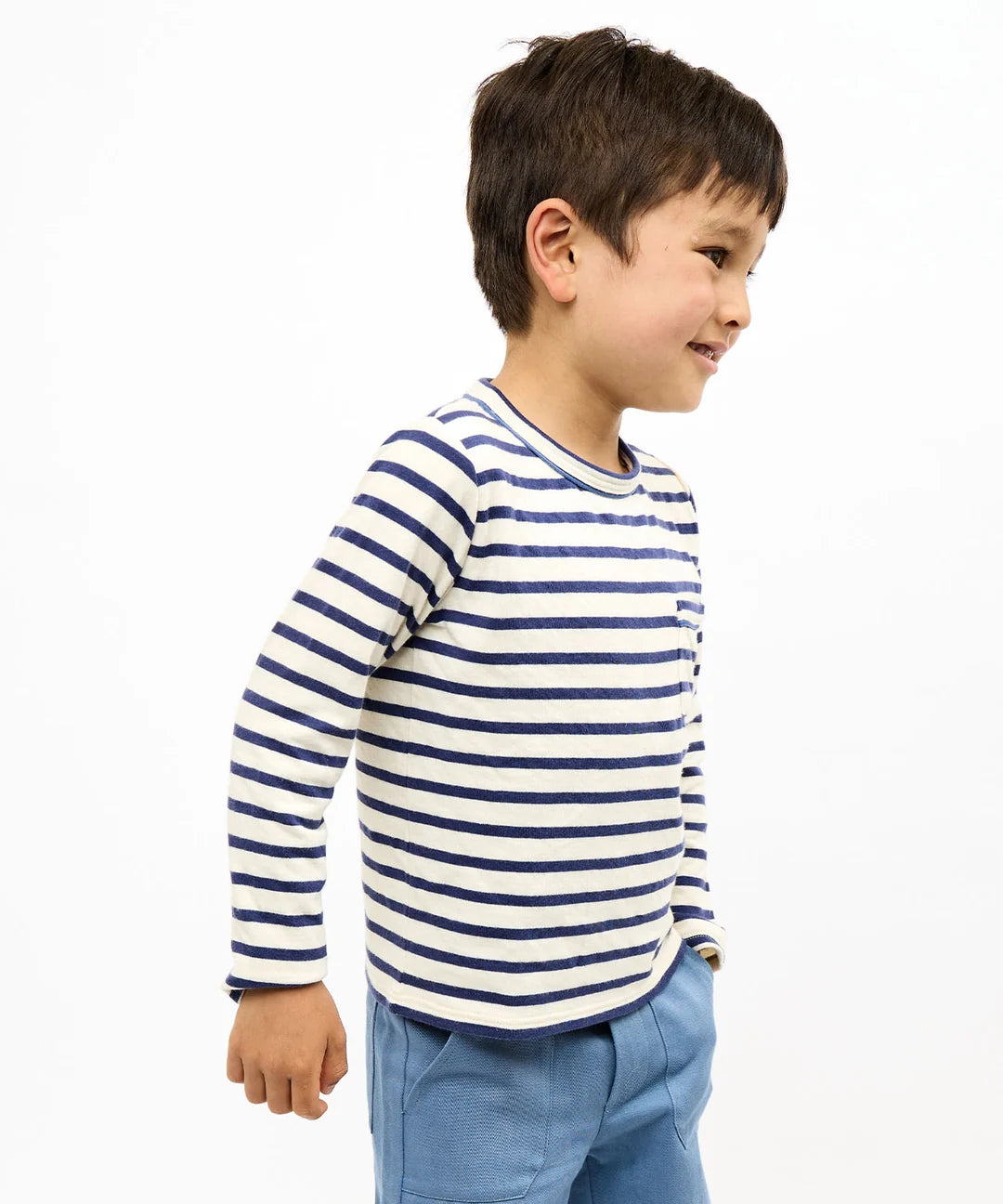Edward T-Shirt - Navy Stripe