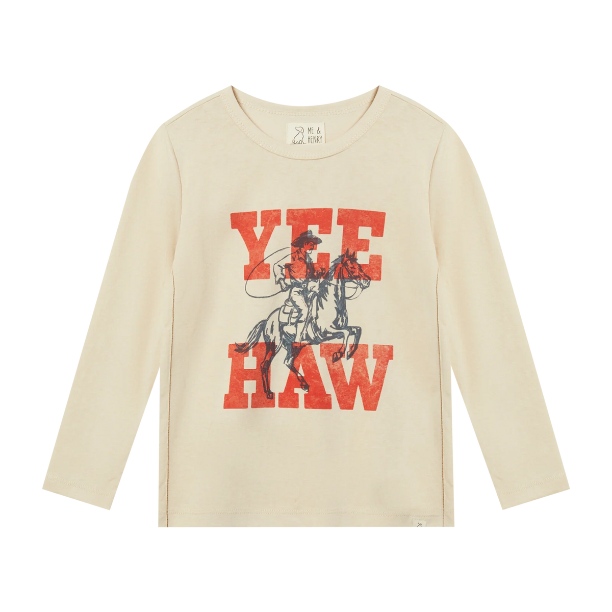 Cherokee Printed Tee - Yee Haw Print