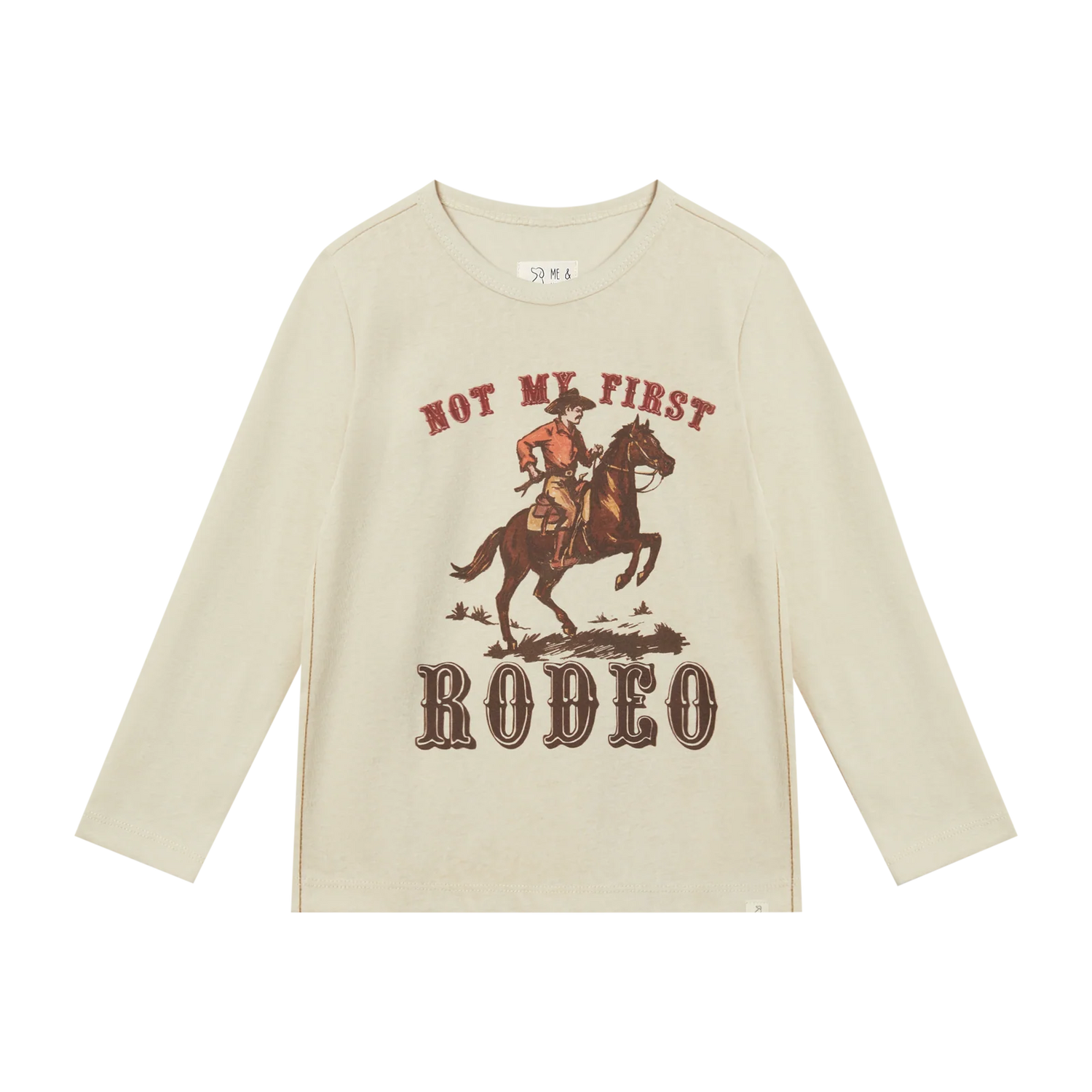 Cherokee Printed Tee - Not My First Rodeo Print