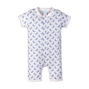 Henley Romper - Crab Crawl