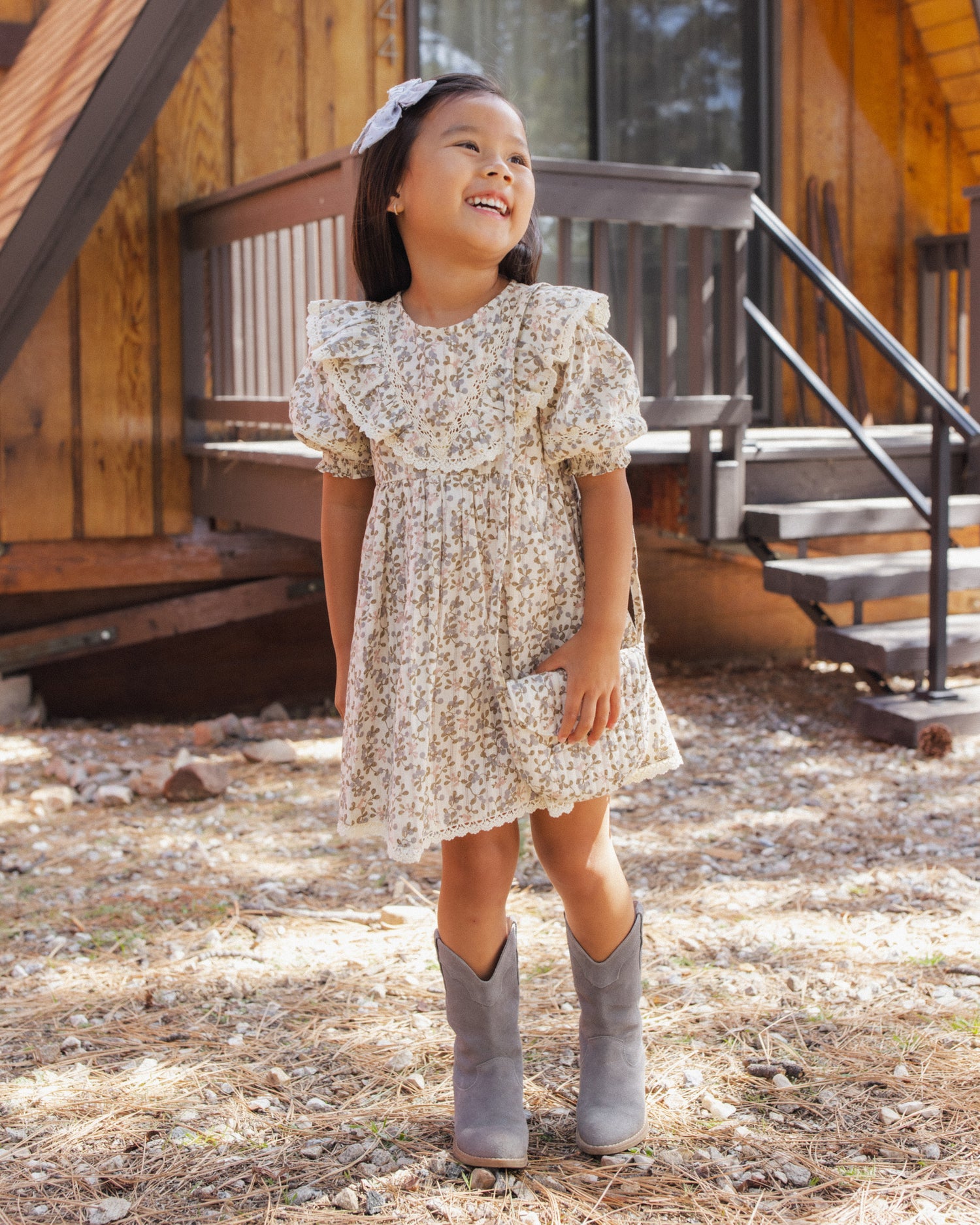 Winnie Dress - Winter Garden