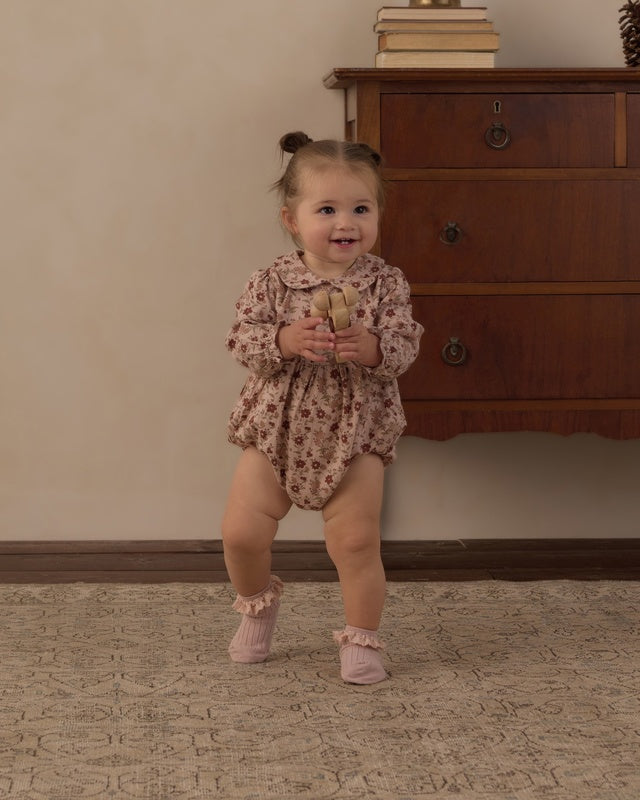 Cora Romper - Pink Floral