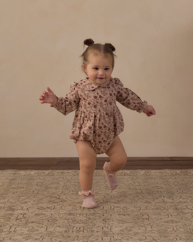 Cora Romper - Pink Floral