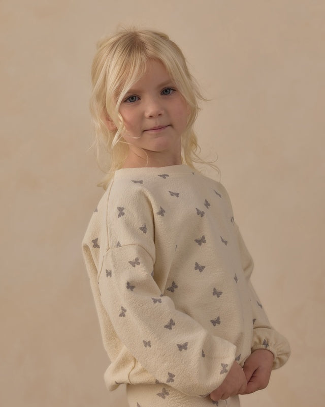 Spongey Knit Set - Butterfly Ditsy