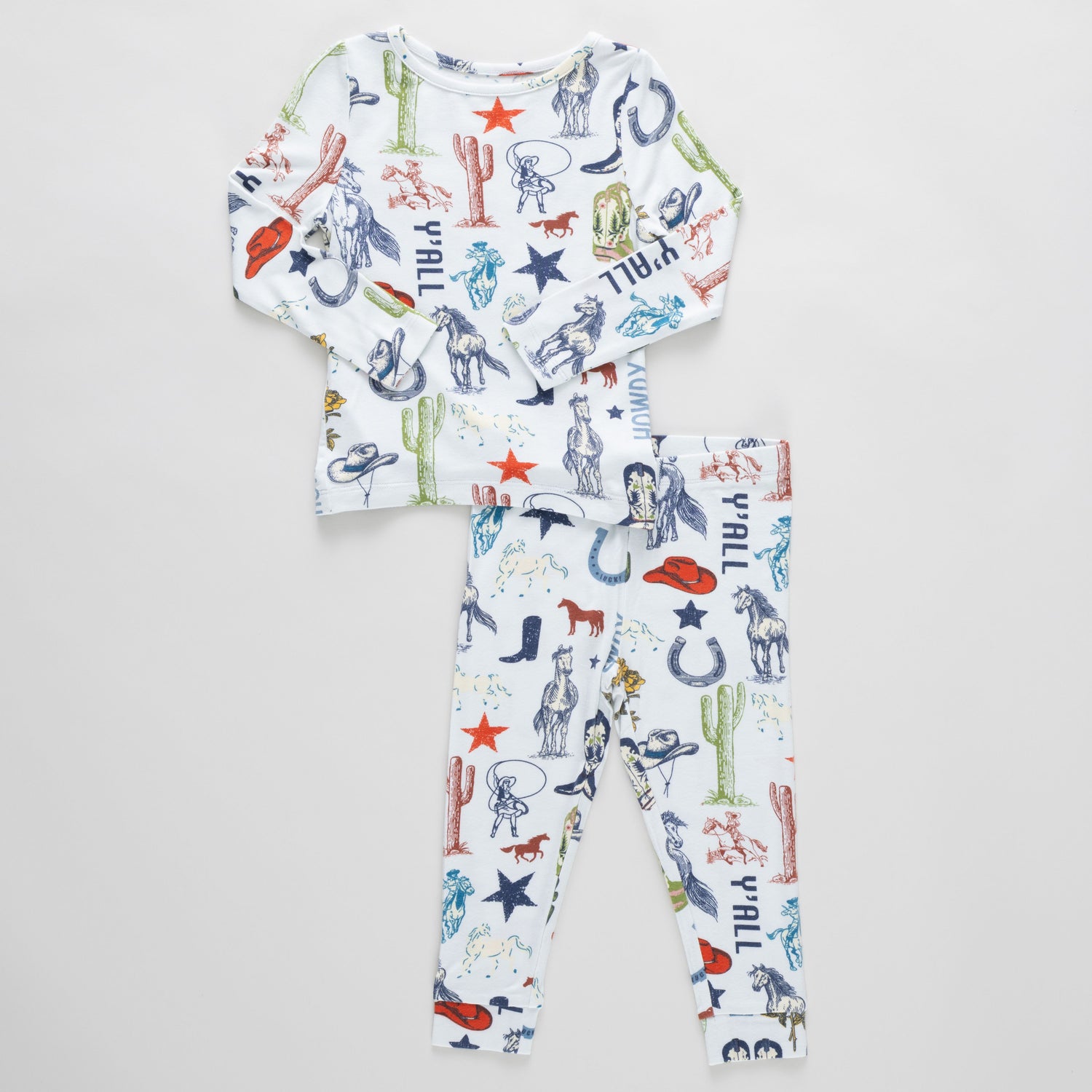 Kids Bamboo Pajama Set (Western Dreams)