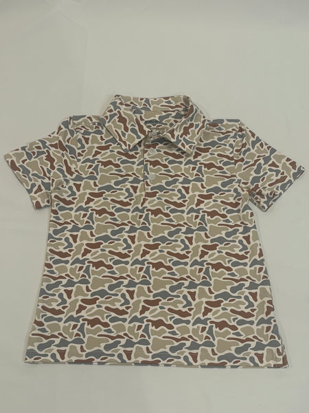Woodland Camo Polo