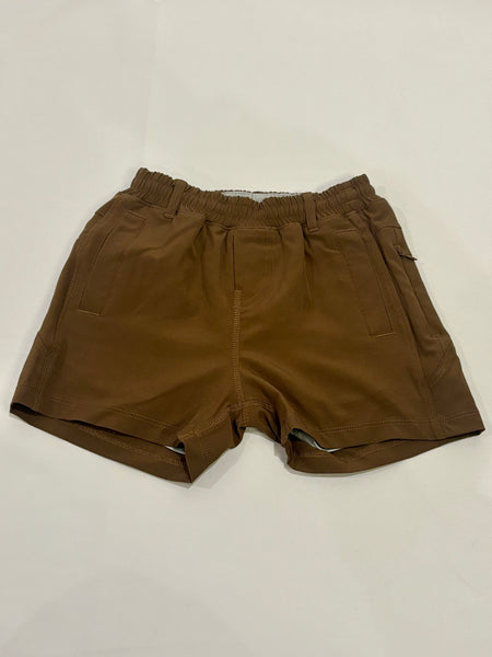 Brown FB Shorts
