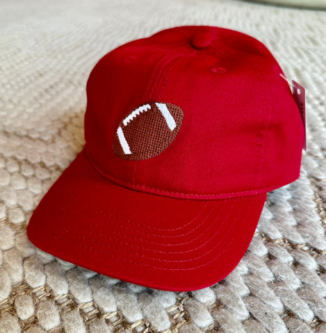 Red Football Hat *ONE LEFT*