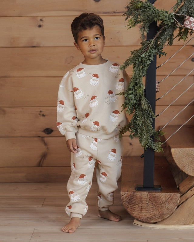Relaxed Sweatshirt & Jogger Set - Santa