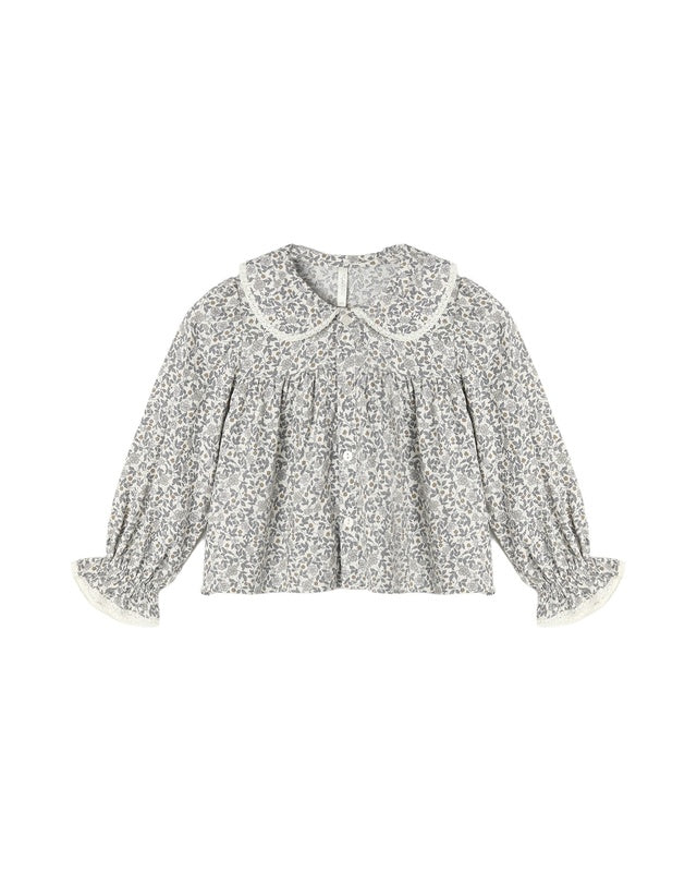 Kat Blouse - Slate Floral