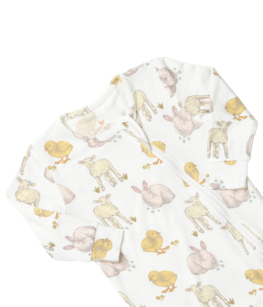 Baby Bamboo Romper (Easter Friends)