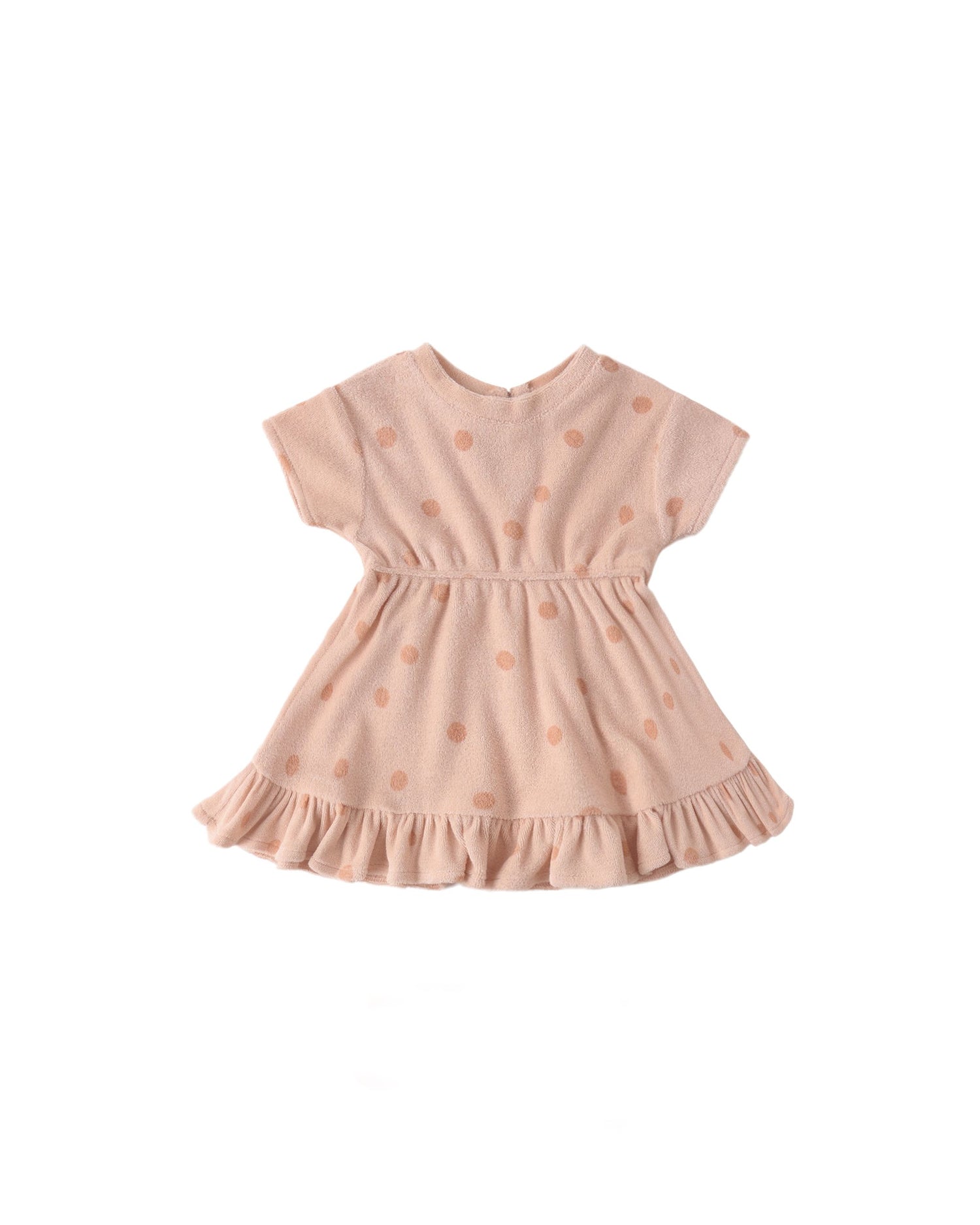 Terry Dress Polka Dot (Melon)