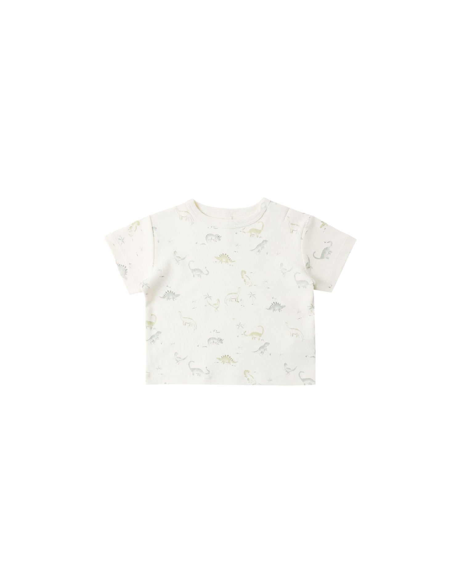 Boxy Tee + Play Short Set (Dinosaur/Sage)